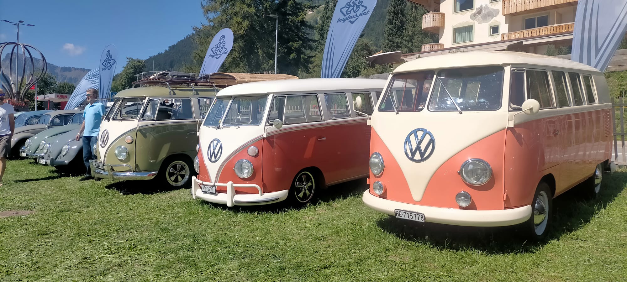 Le Meeting International VW de Château d'Oex a eu lieu ce week-end